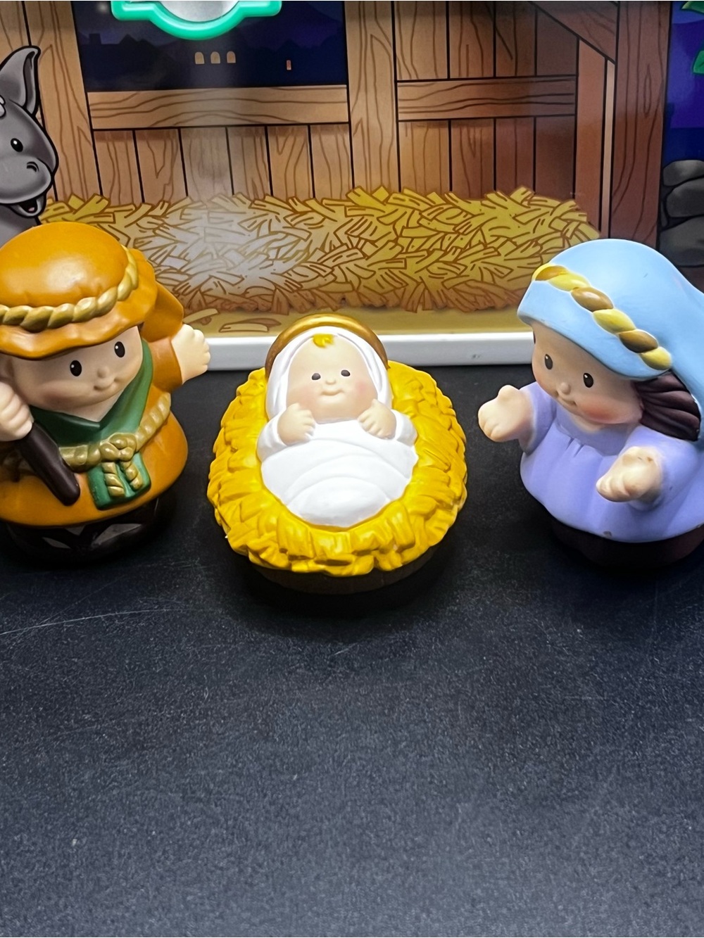 Fisher-Price Little People On-the-Go Nativity Set Storage Case Lunch Box Style - Picture 3 of 12